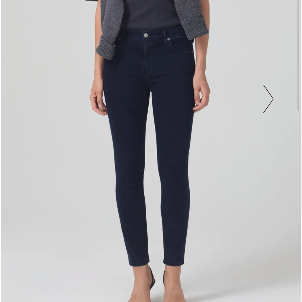 BNWOT Citizens of Humanity Rocket Ankle Mid Rise Skinny (Ultra Marine)